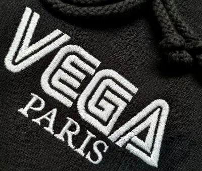 Sweat shirt VEGA Logo – Black / White — photo 2