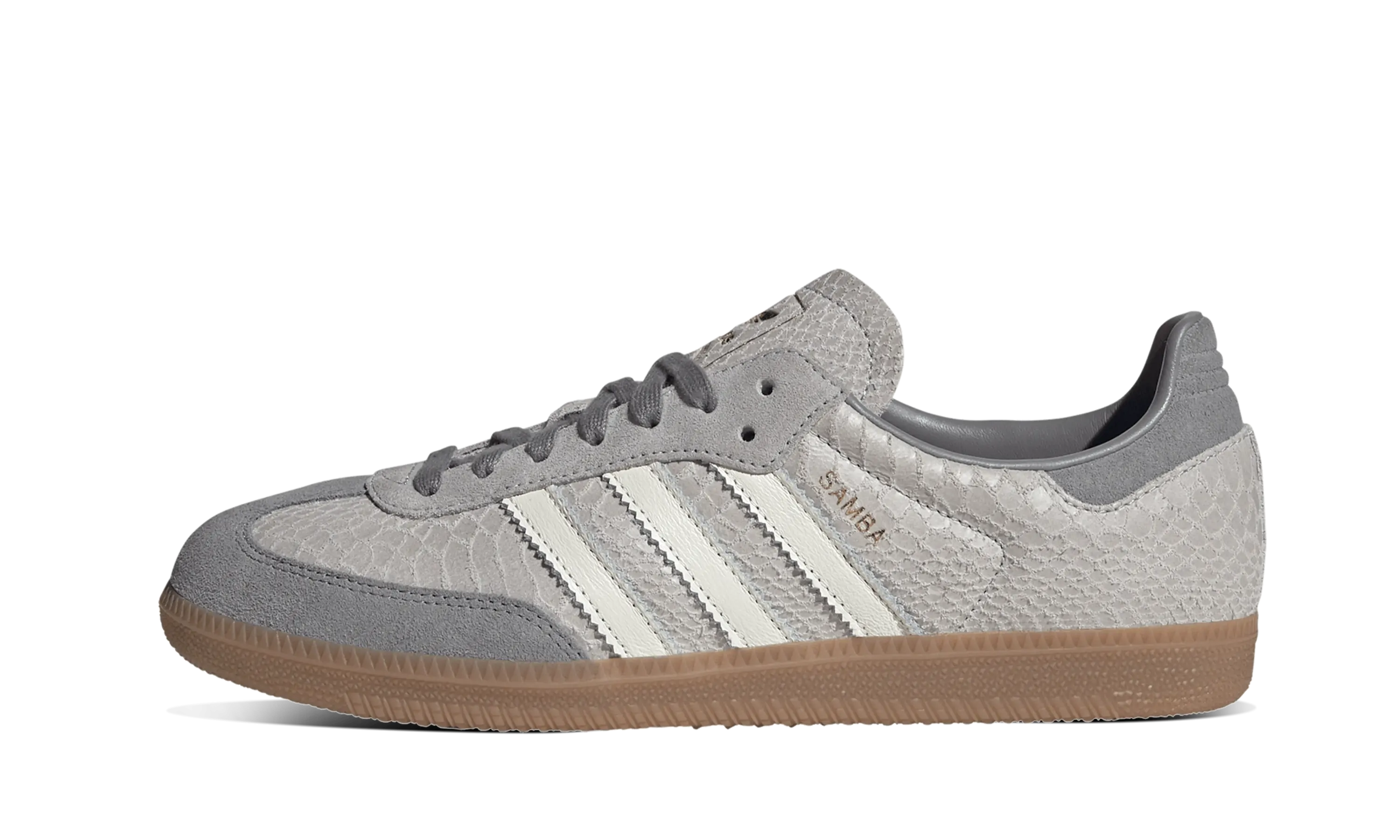 Adidas Samba OG Snakeskin Grey Two Gum