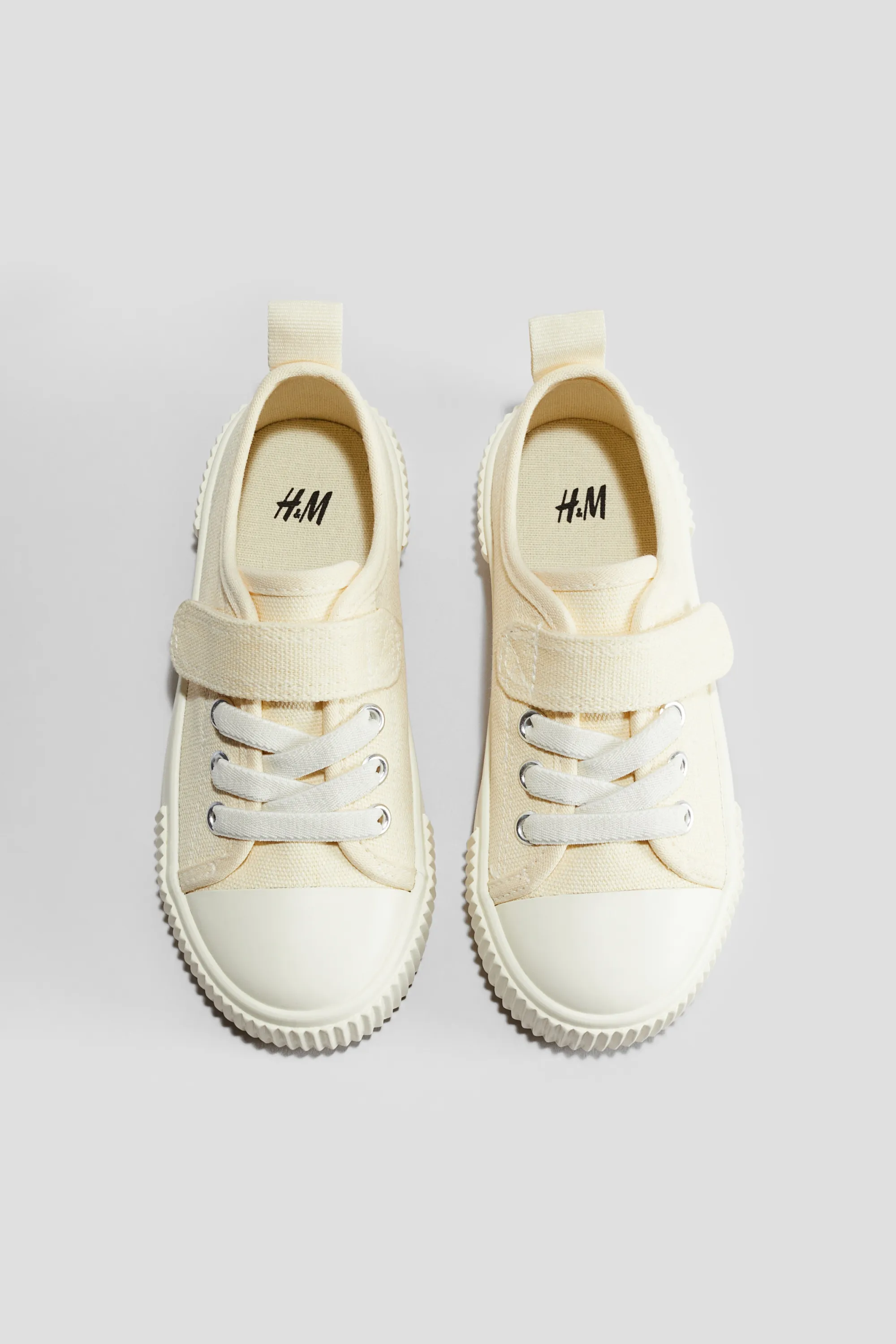 Sneakers en toile de coton - Light yellow