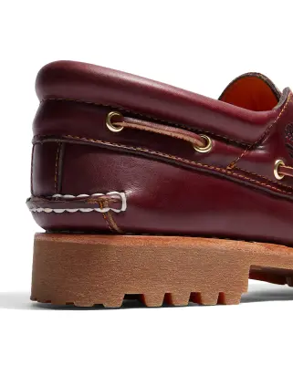 Authentic Boat Shoe Burgundy Homme — photo 4