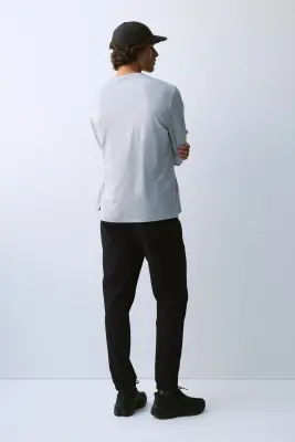 Pantalon jogger de sport Regular Fit DryMove™ - Noir — photo 3