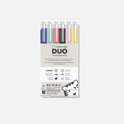 Set 6 feutres duo – Papier Tigre — photo 3