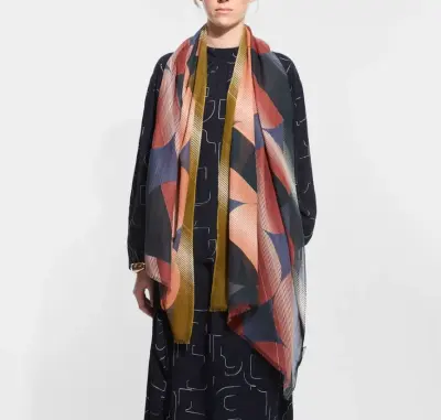Foulard Anaphore blush - Ma Poésie — photo 2
