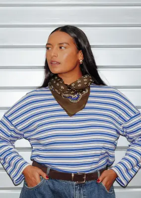 Foulard carré 100% laine — photo 2