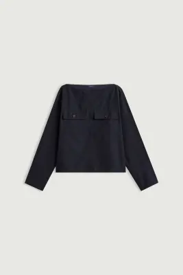 BLOUSE KACY BLEU NUIT — photo 5