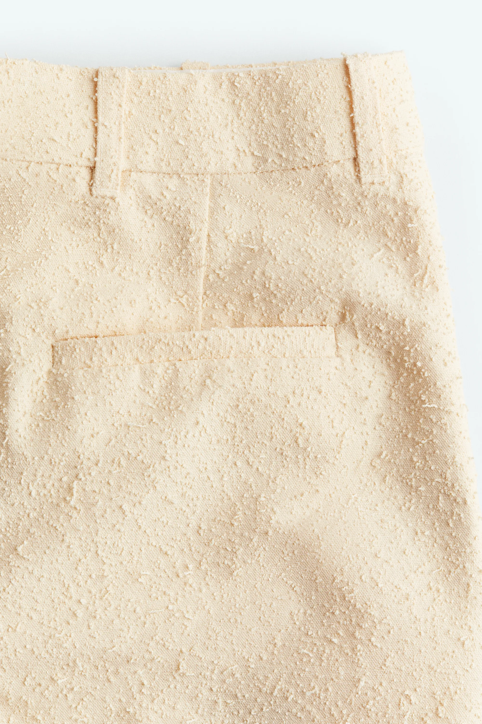 Pantalon chic à jambes larges - Beige clair
