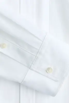 Chemise en popeline - Blanc — photo 4