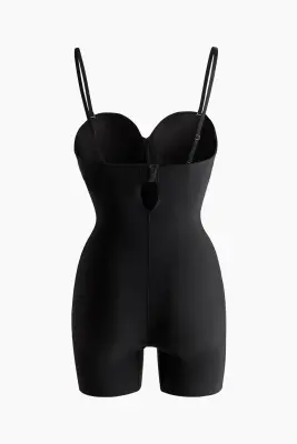 Combinaison Light Shape sans bretelles - Noir — photo 2