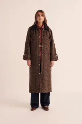 Manteau Gary léopard foncé — photo 3