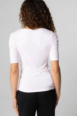 T-shirt en viscose et élasthanne — photo 4