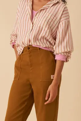 chemise romane carli farine — photo 5