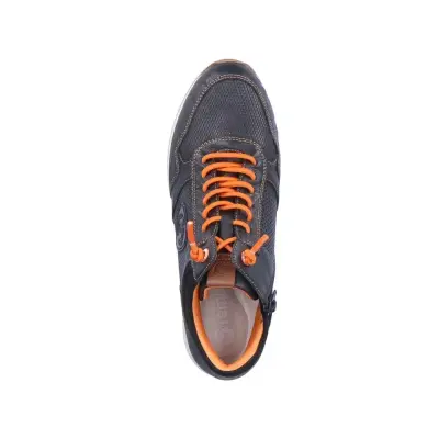Baskets Remonte D3170-01 Noir Orange - Lacets Élastiques Grande Pointure Femme — photo 5