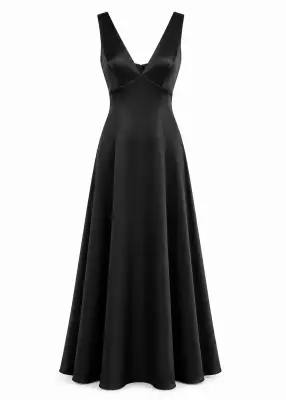 Calista Maxi Dress - Black — photo 2