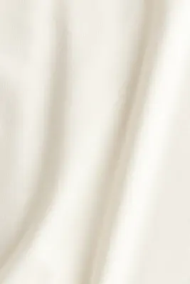 Batwing-sleeved viscose top - Crème — photo 3