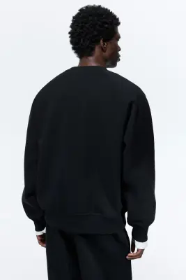 Sweat Oversized Fit - Noir — photo 3