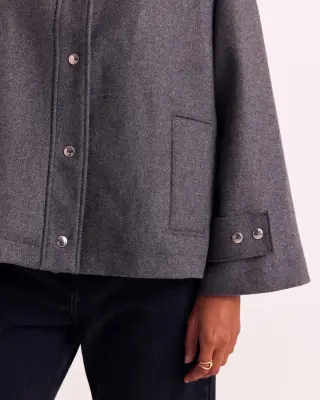 Manteau Beauny gris anthracite — photo 4