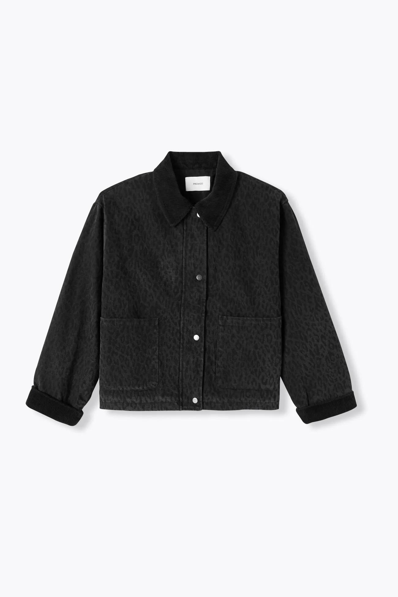 Veste courte léopard Femme