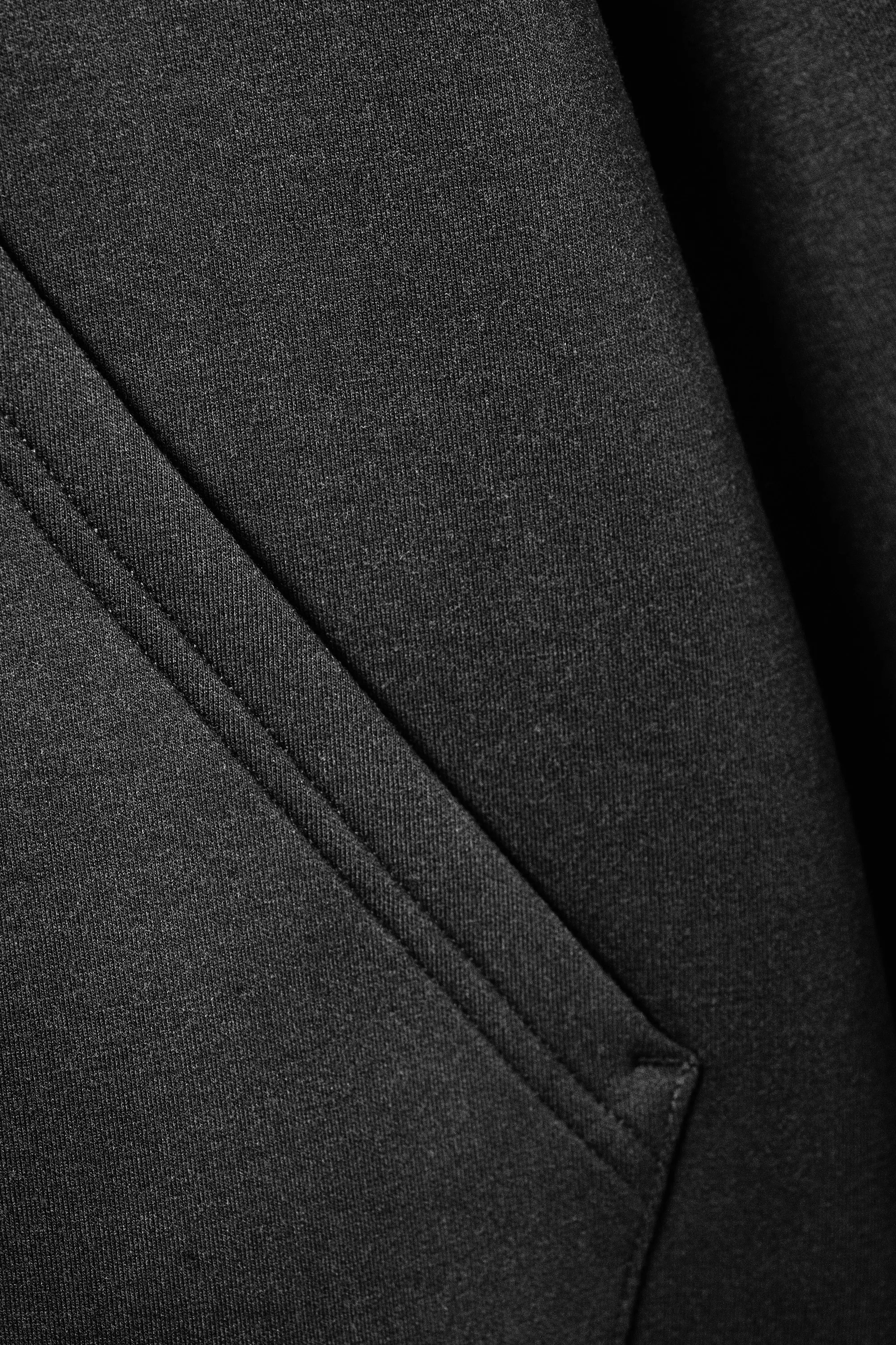 Sweat à capuche zippé scuba délavé Simon - Noir délavé