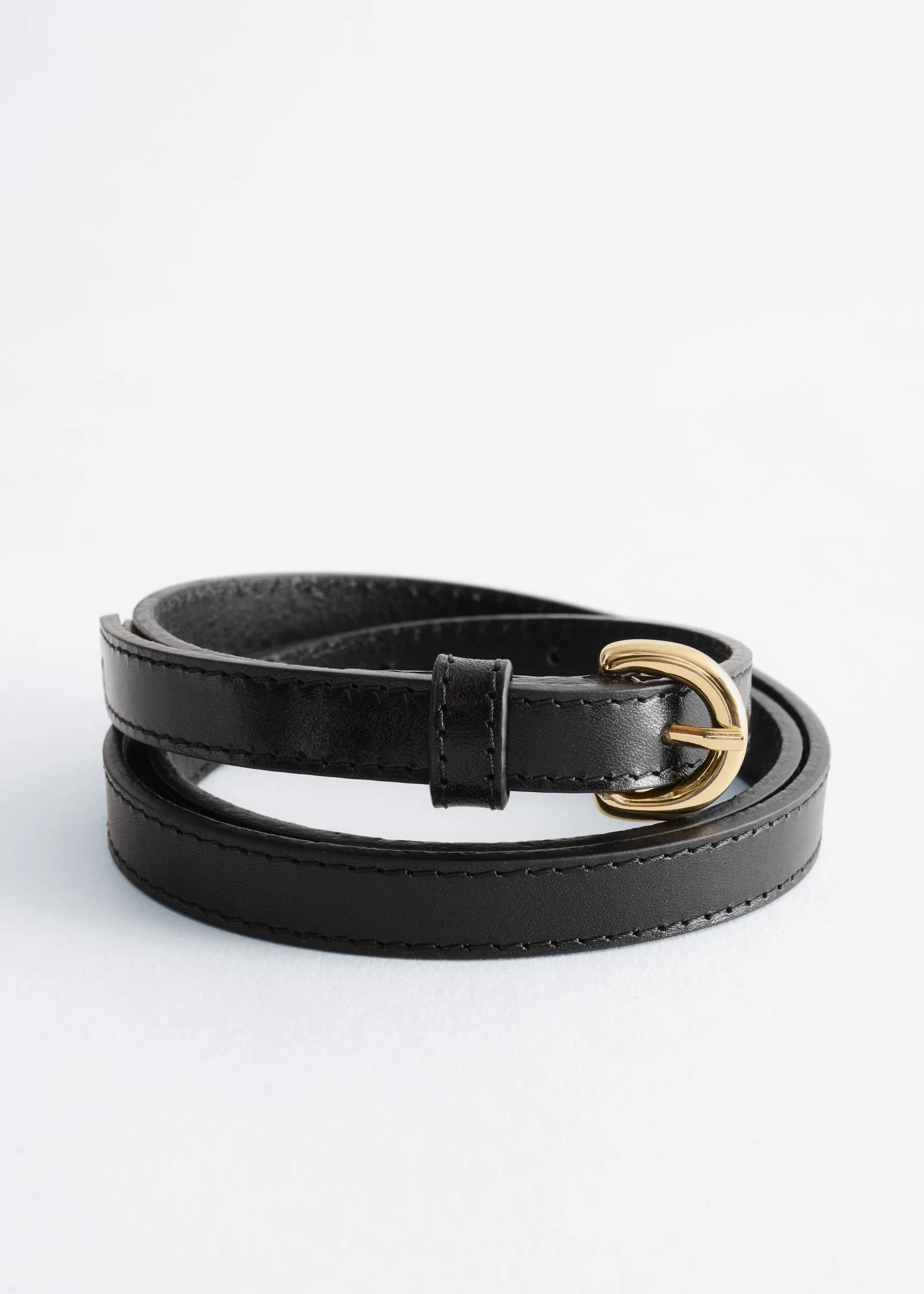 Ceinture fine - Noir
