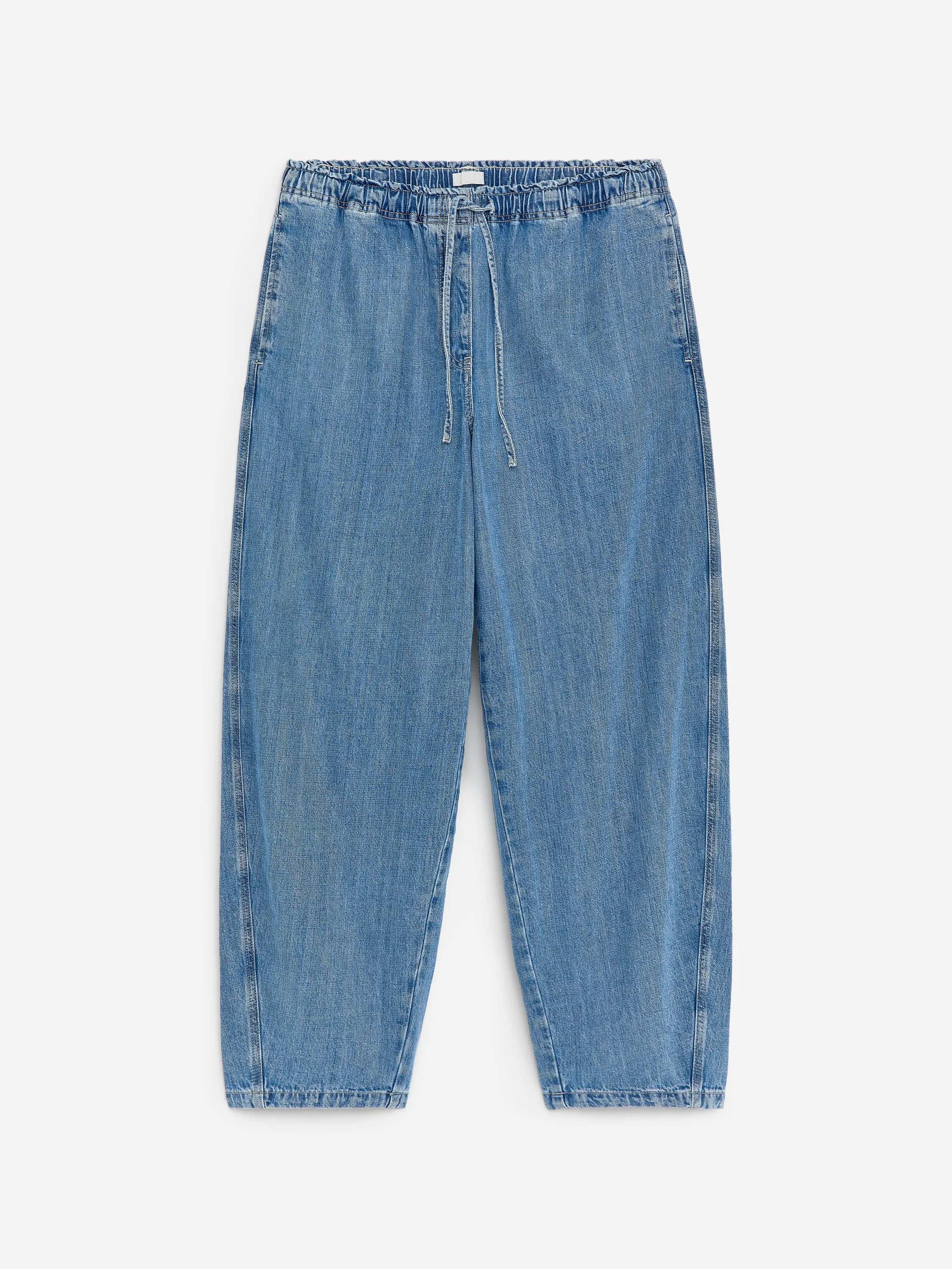 Pantalon en denim à enfiler - Bleu délavé