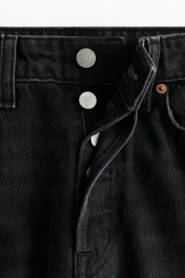 Baggy Regular Waist Jeans - Noir denim — photo 4