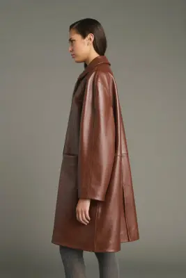 MANTEAU LOGAN ACAJOU — photo 4