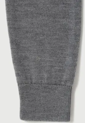 Le pull col roulé - Gris clair — photo 4