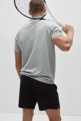 Short de tennis Regular Fit DryMove™ - Noir — photo 2