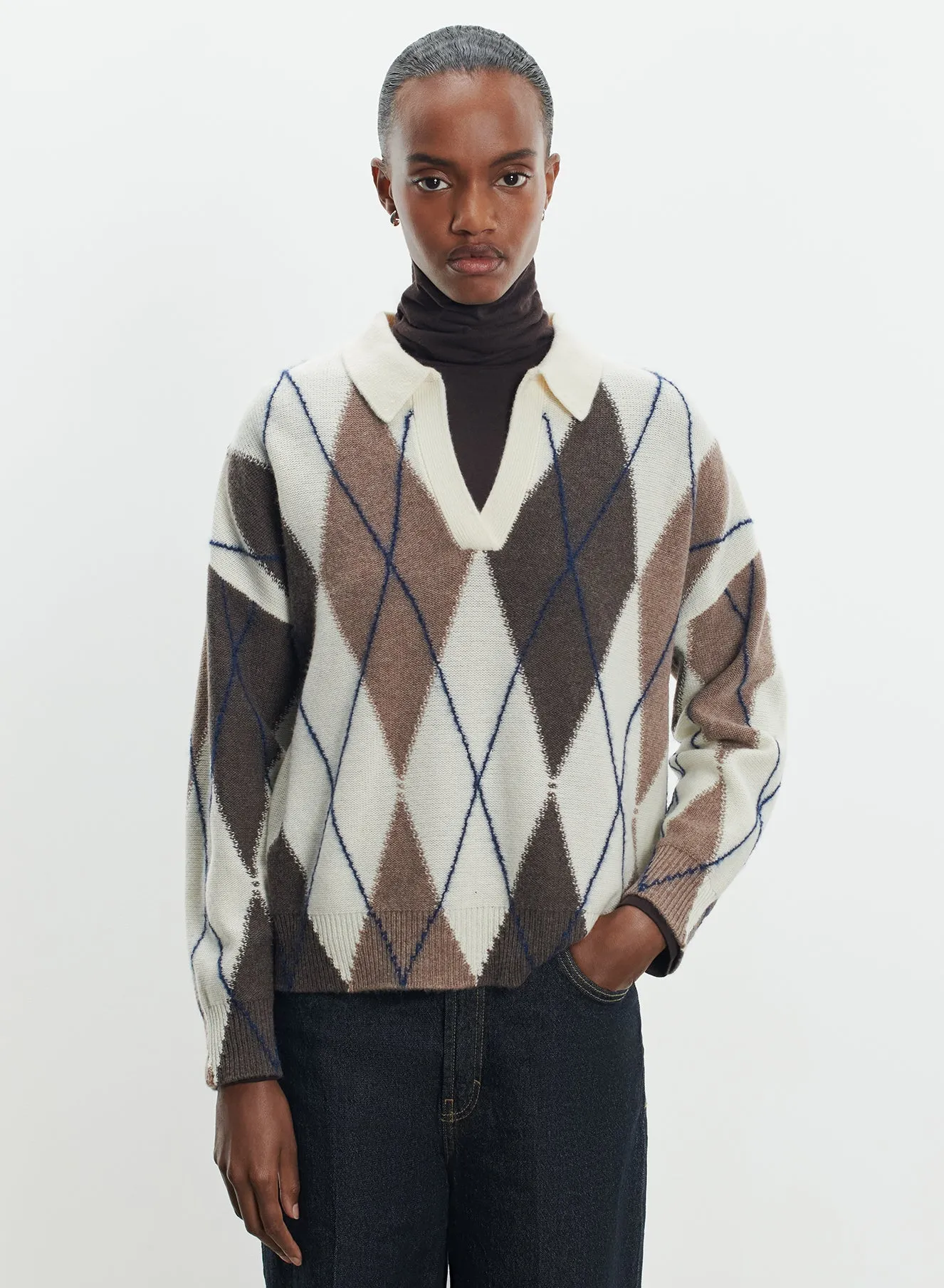 Pull en laine et cachemire