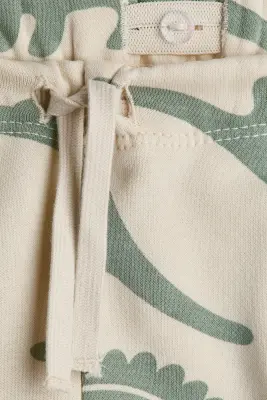 Lot de 2 pantalons jogger à l'intérieur brossé - Vert kaki/dinosaures — photo 2