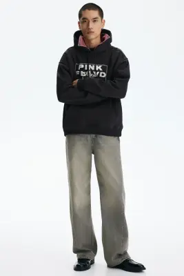 Hoodie imprimé Regular Fit - Noir/Pink Floyd — photo 2