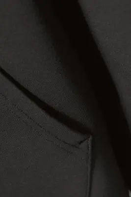 Sweat à capuche zippé en scuba Simon - Noir — photo 3