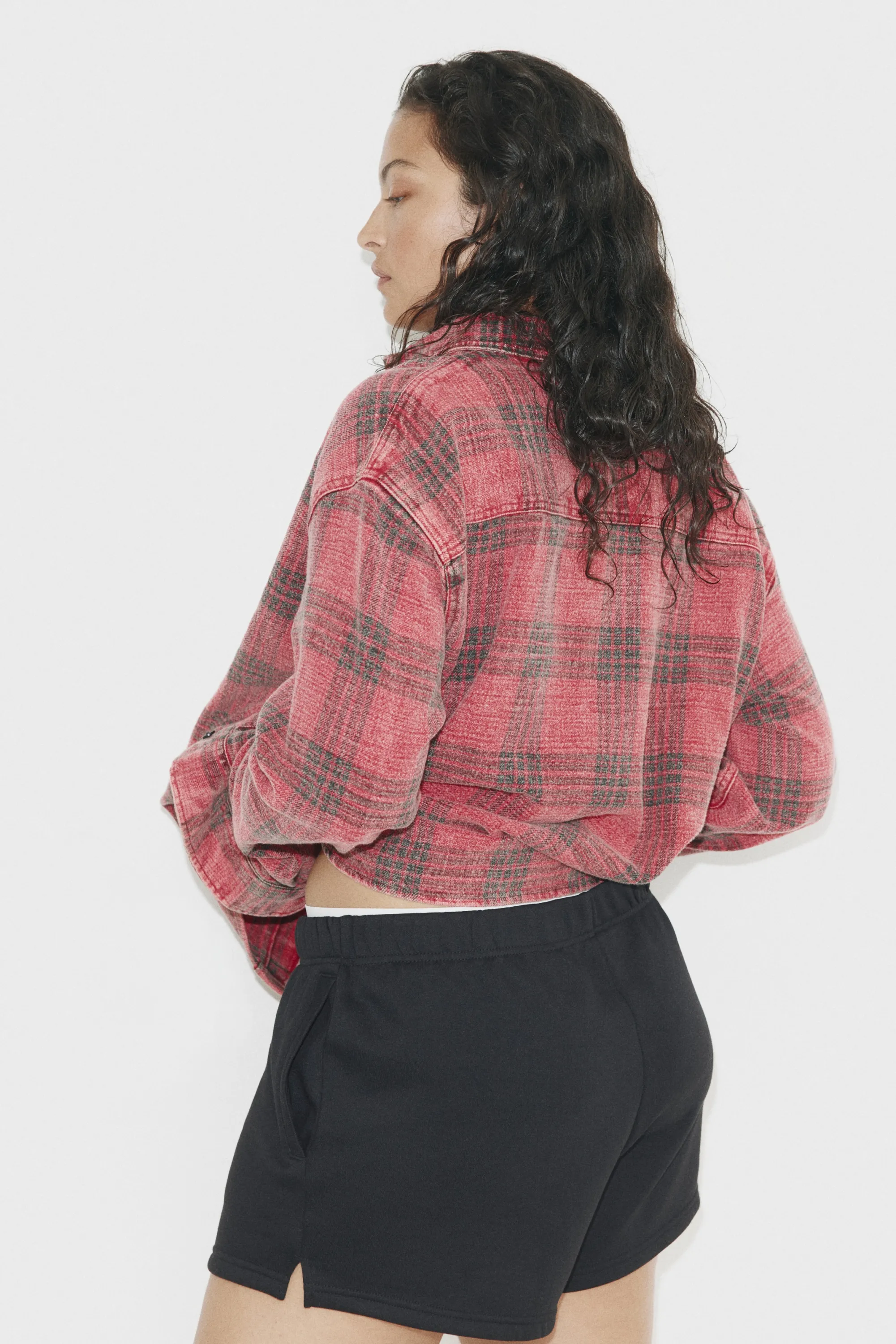 Short en molleton - Noir