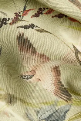 Pantalon à motif avec cordon de serrage - Vert ancien clair/motif — photo 4