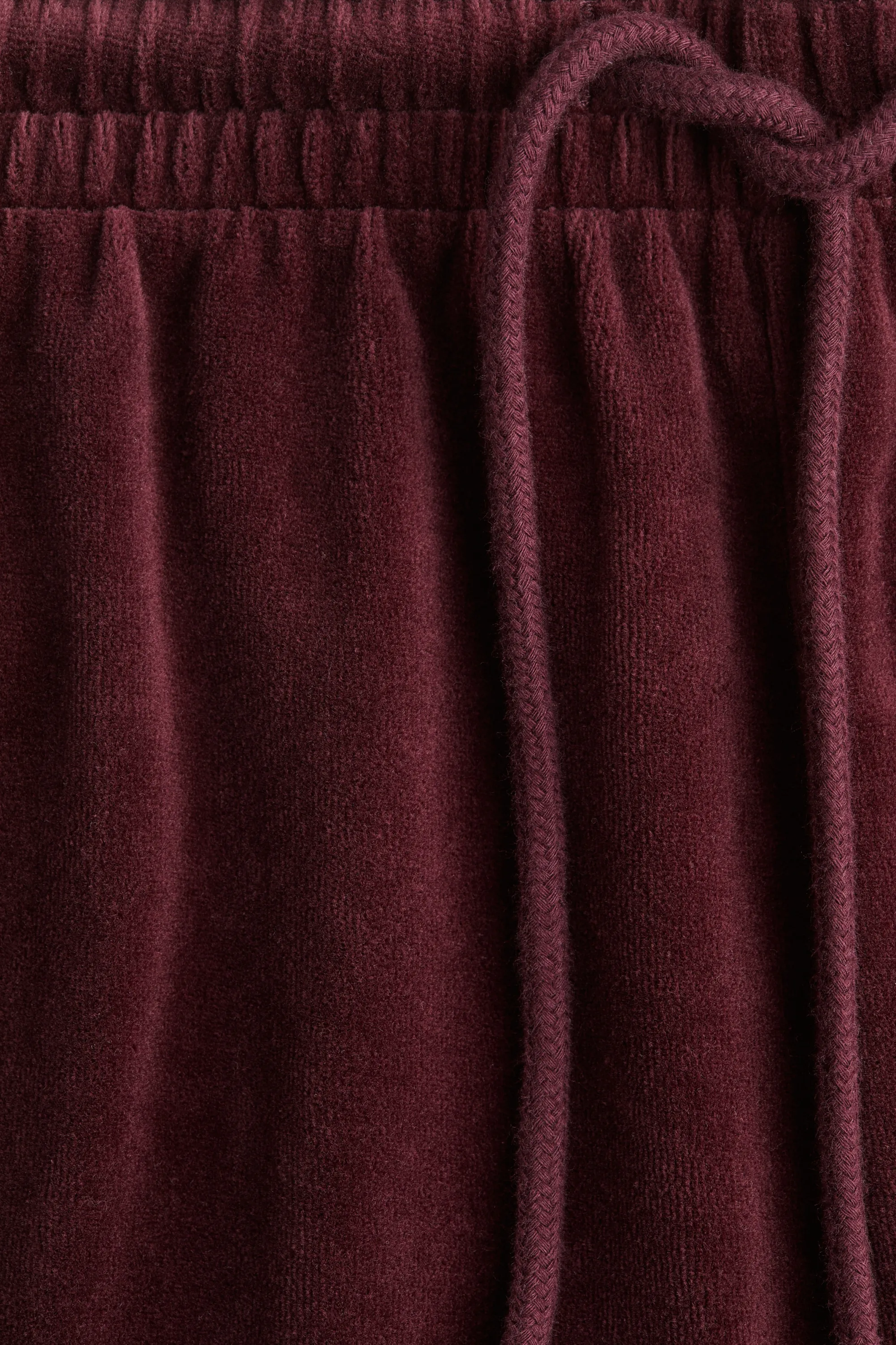 Short en velours - Bordeaux