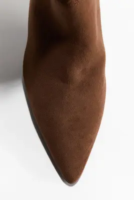 Bottes à talon - Marron foncé — photo 2