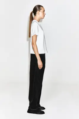 T-SHIRT ÉLÉGANT - BLANC — photo 4