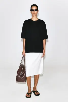 T-SHIRT OVERSIZE - NOIR — photo 2