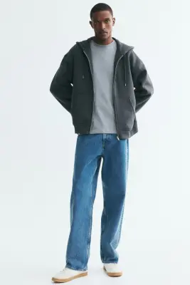 T-shirt Regular Fit en jersey - Gris — photo 1