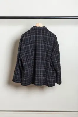 Evan Kinori – Field Shirt Two – Black/Grey — photo 5
