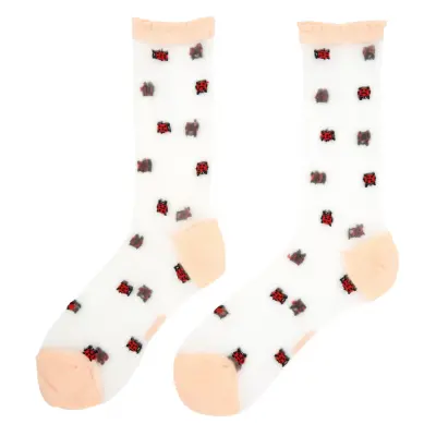 Chaussettes transparentes Coccinelle Coucou Suzette — photo 5