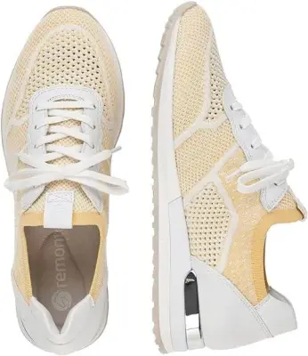 Baskets Remonte R2538-68 Jaunes - Lacets Grande Pointure Femme — photo 5