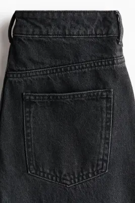 Barrel High Waist Jeans - Noir — photo 4