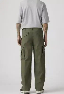 LEVIS CARGO BAGGY Kaki — photo 3