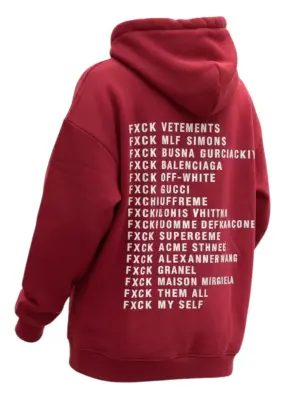 Sweat FXCK Bordeau — photo 3