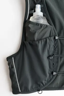 Veste de running sans manches légère - Gris foncé — photo 5