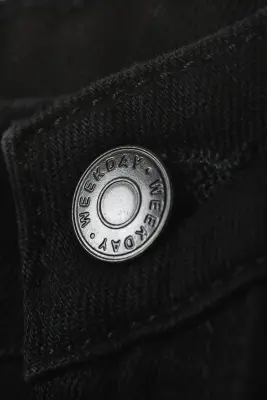 Jean droit standard taille mi-haute Laika - Black Rinse - Noir — photo 5