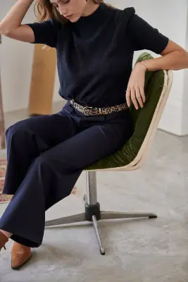Pantalon Polly bleu nuit – Almae — photo 2