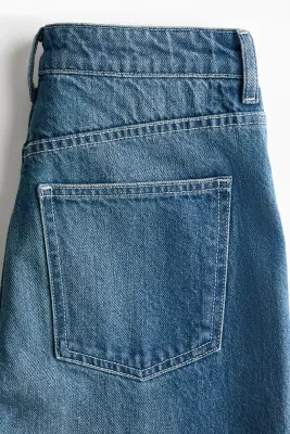 Wide High Jeans - Bleu denim — photo 2