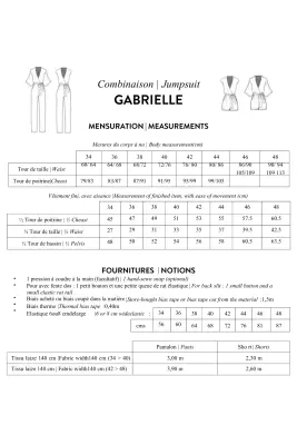 Patron PDF combi GABRIELLE — photo 1